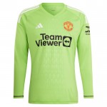 Günstige Fußballtrikots Manchester United De Gea 1 Torwart Heimtrikot 2023-24 Langarm